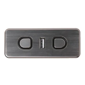 RMT WPS2C10036 23300126X000 2 button Switch W/ USB Backlit for Recliner/Lift Chair